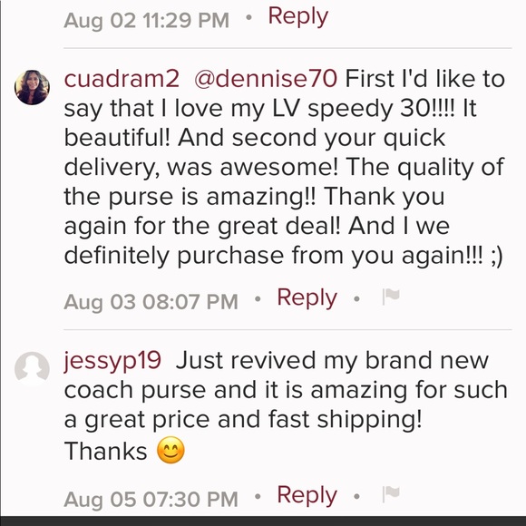 Feedback from my Buyers 👝👝👠👜💼💼💼 - Picture 4 of 8